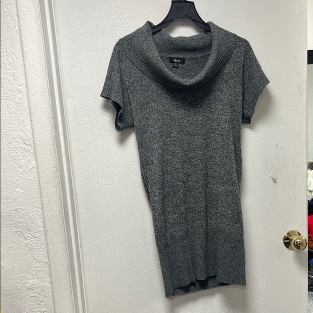 BCX Charcoal Cowl Neck Sweater